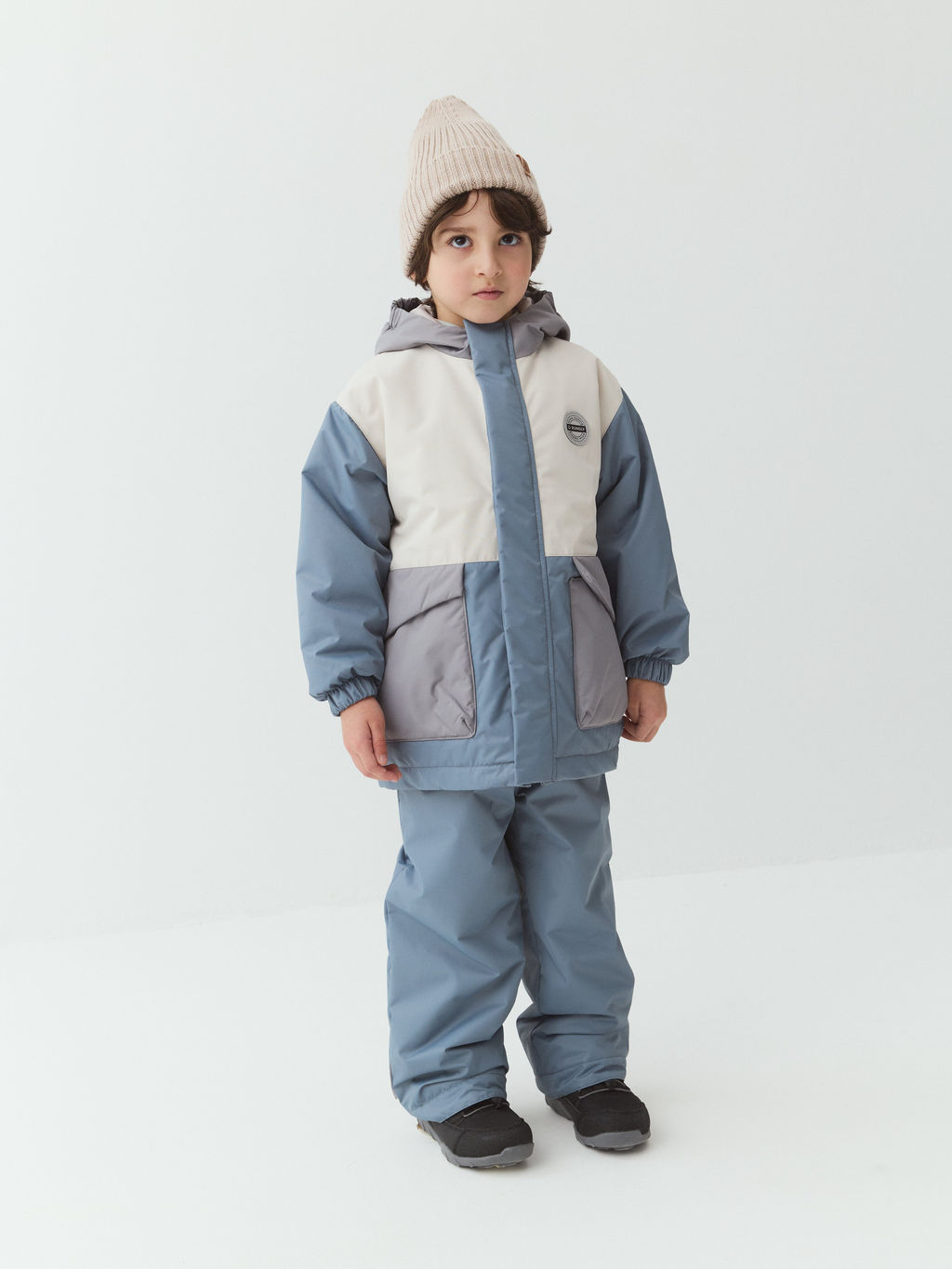 Брюки демисезонные Темная полынь с утеплителем - Bungly фото 6