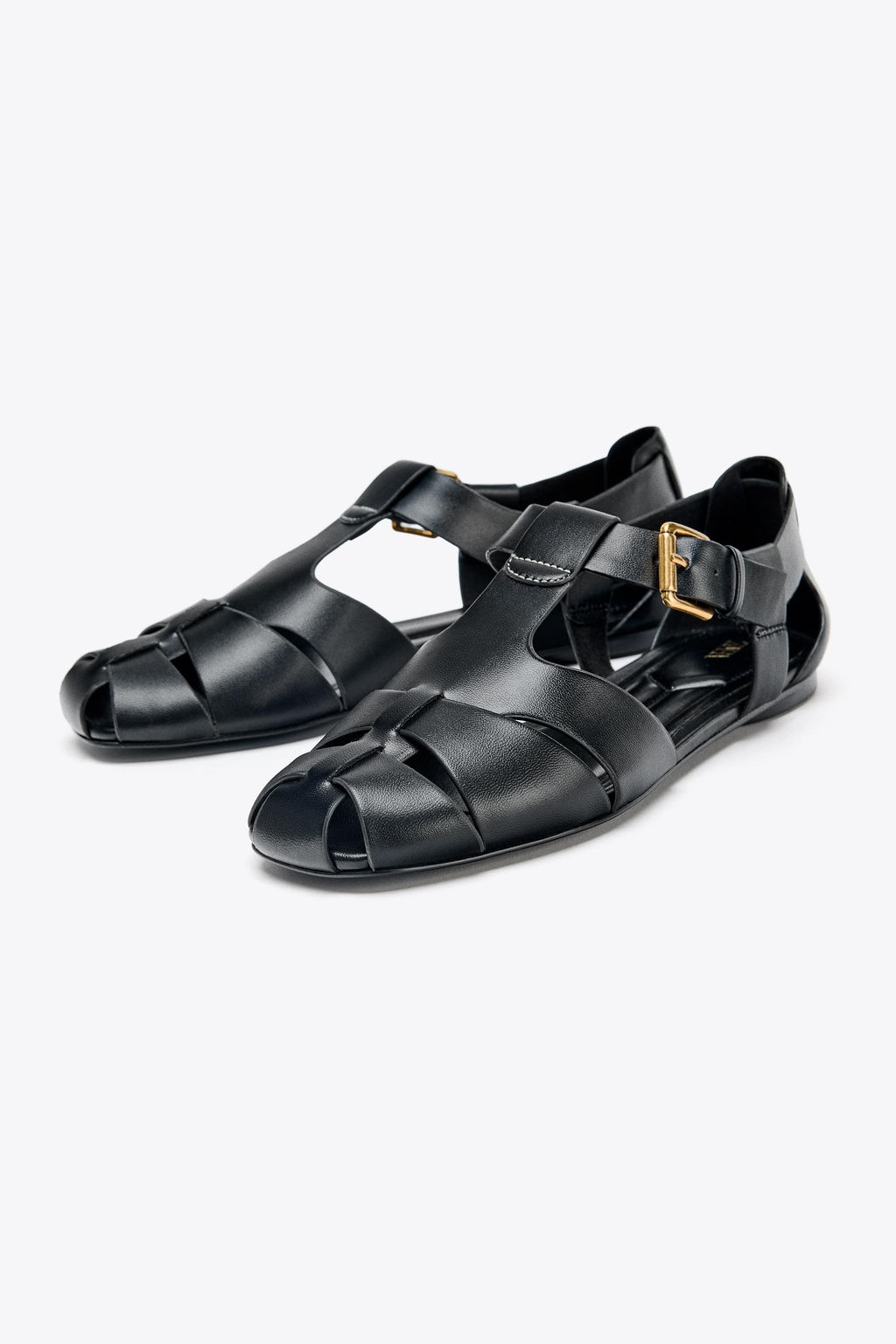 FLAT CAGE SANDALS - Zara фото 2