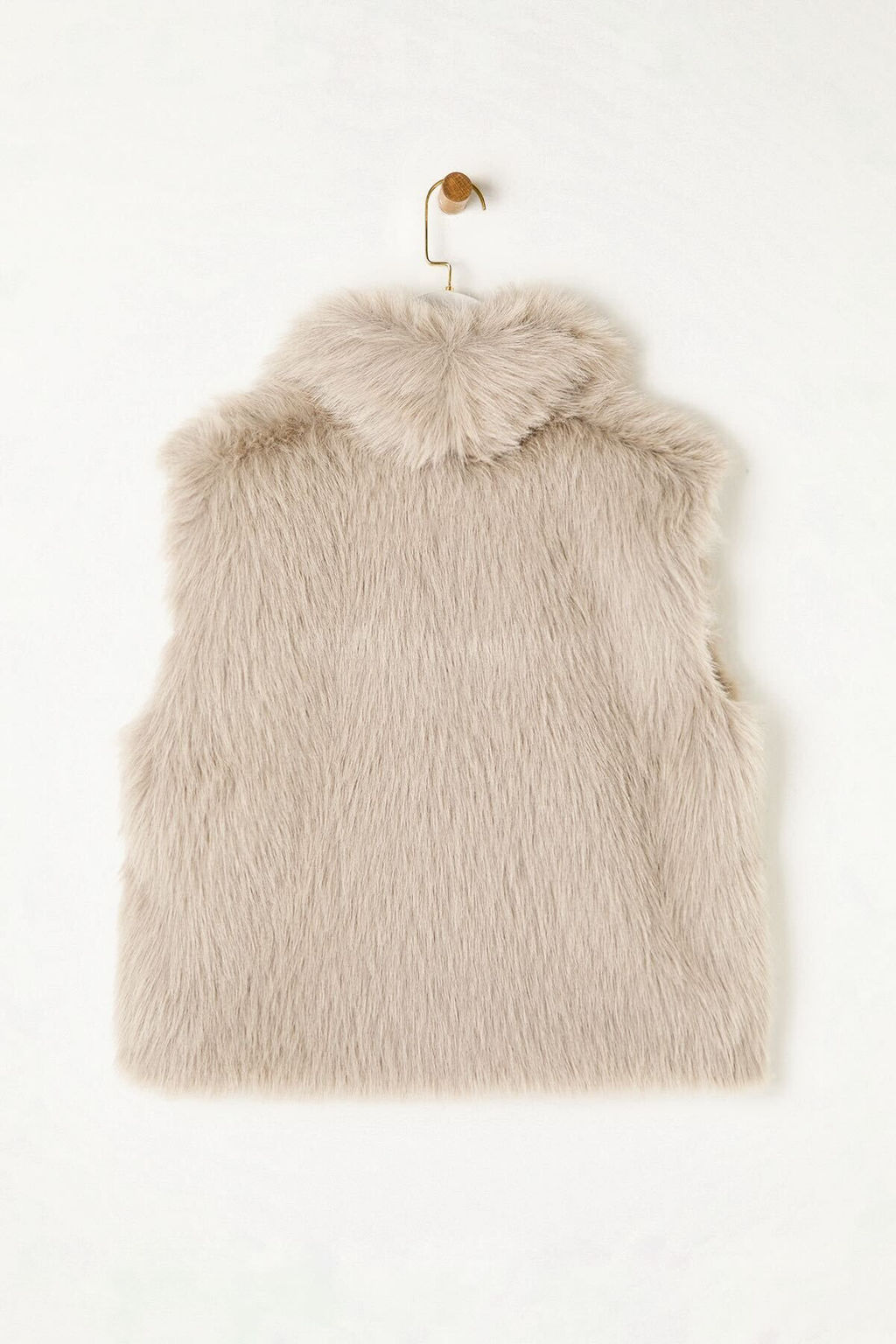 Trendyolmilla Vizon Regular Kal?p Kurk Yelek TWOAW25YE00108  фото 9