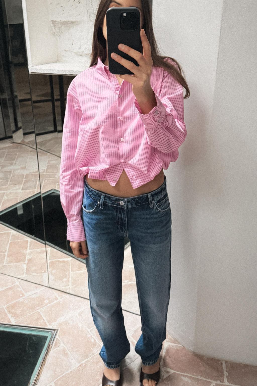 STRIPED POPLIN SHIRT WITH PUFF SLEEVES - Zara фото 8