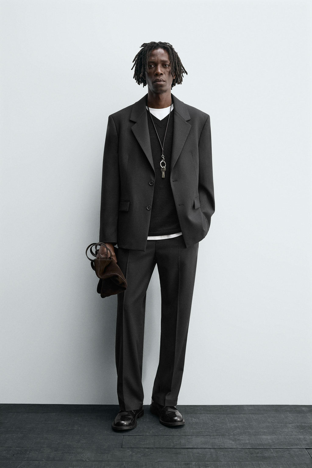 WOOL SUIT TROUSERS - Zara фото 9