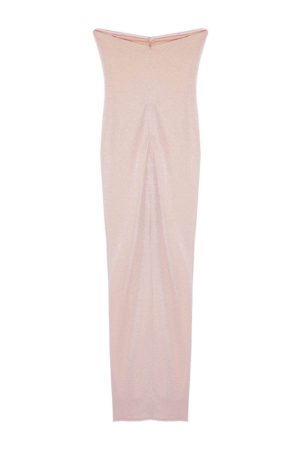 Pudra Par?lt?l? Vucuda Oturan Drapeli Orme Uzun Abiye Elbise TPRSS24AE00128 - Trendyolmilla фото 7