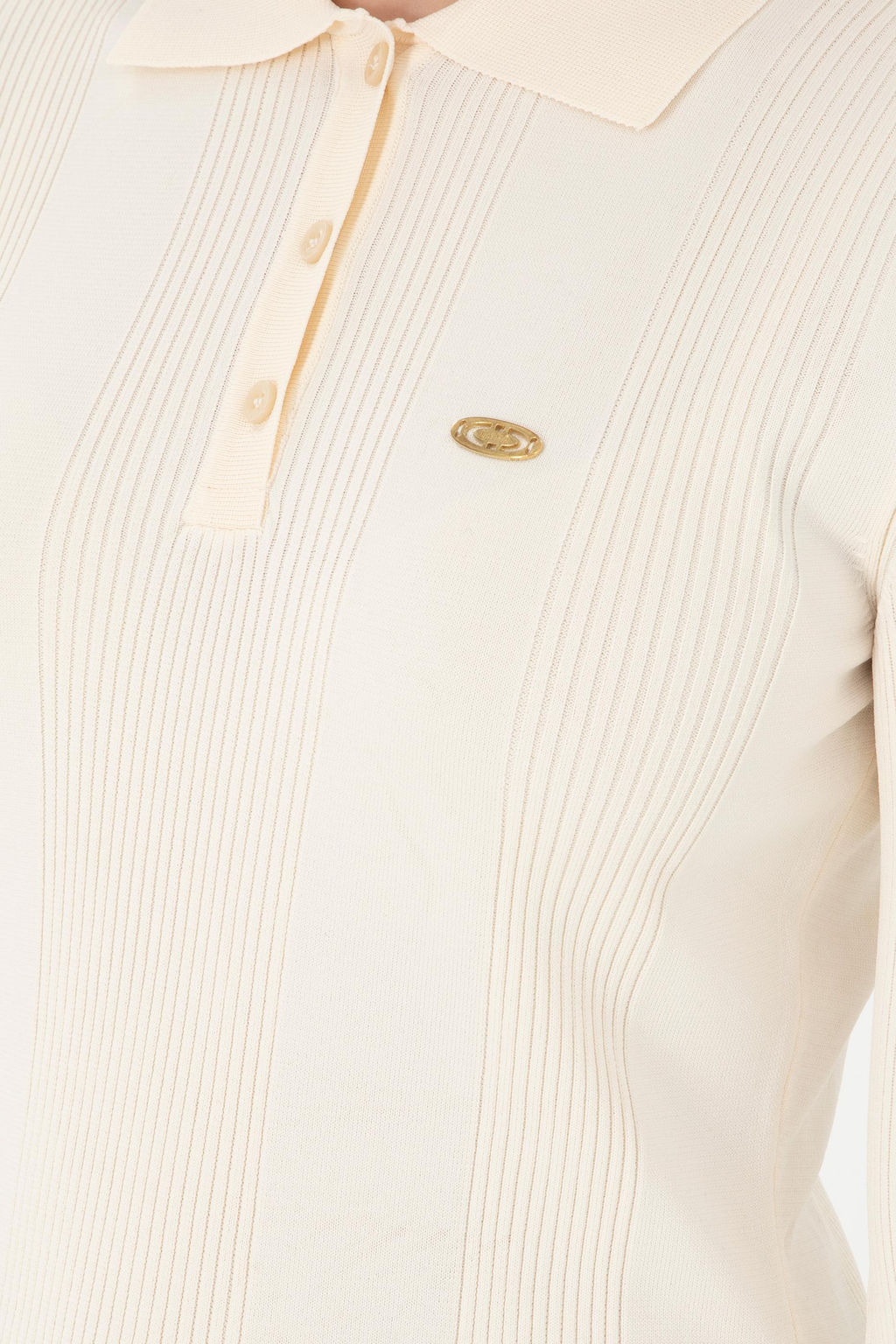 Женский кремовый свитер Неожиданная скидка в корзине - U.s. polo assn фото 7