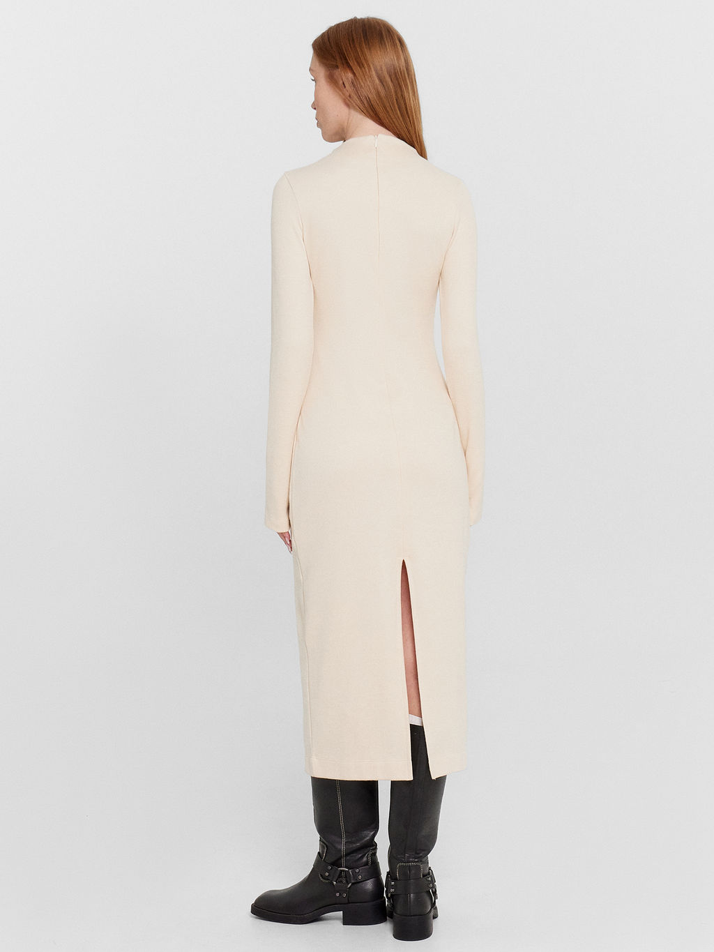 Платье женское кремовое св.бежевый меланж 5120-А 152668