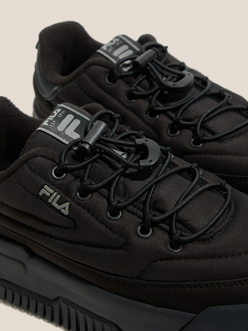 Женские кроссовки FILA POWDER PUFF LOW W Артикул 4563409, черный  фото 3