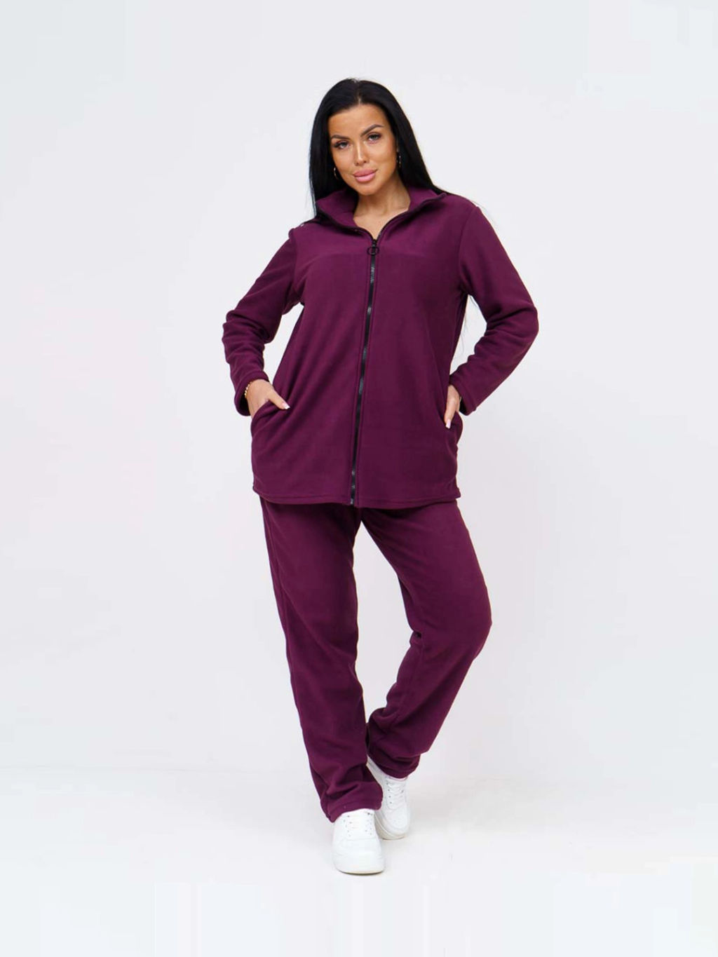 Костюм женский, цвет фиолетовый