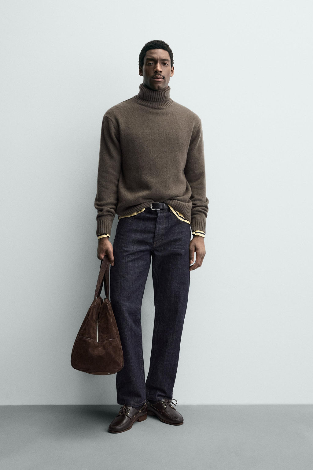 100% WOOL HIGH NECK JUMPER - Zara фото 9