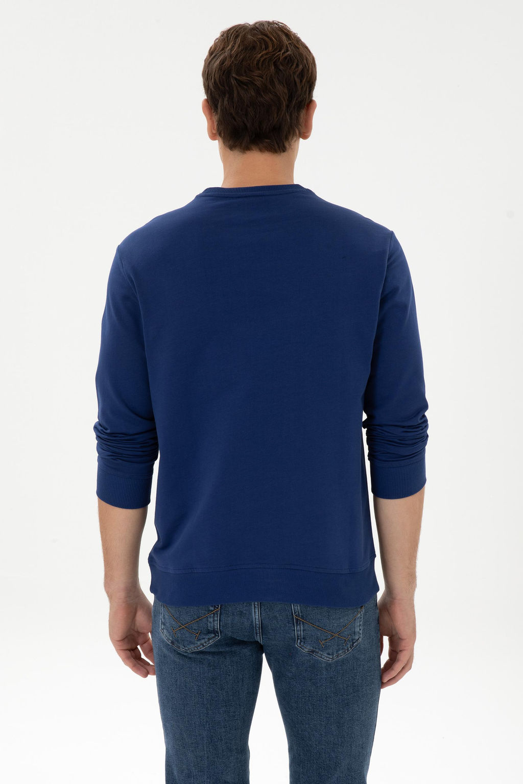 Erkek _ndigo Basic Sweatshirt - U.s. polo assn фото 5