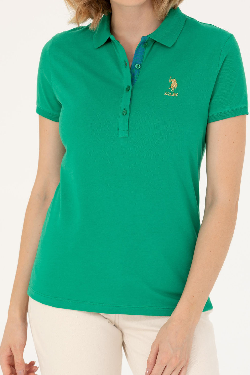 Kad_n Ye_il Basic Polo Yaka Ti__rt - U.s. polo assn фото 6