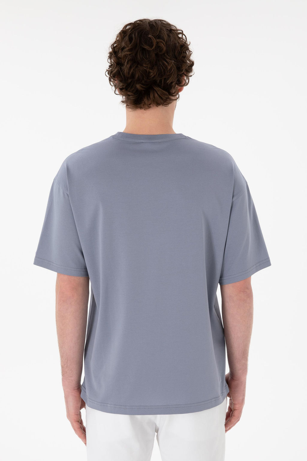 Erkek Comfort Fit Bisiklet Yaka Mavi Merserize Basic Ti__rt Sepette S_rpriz _ndirim - U.s. polo assn фото 6