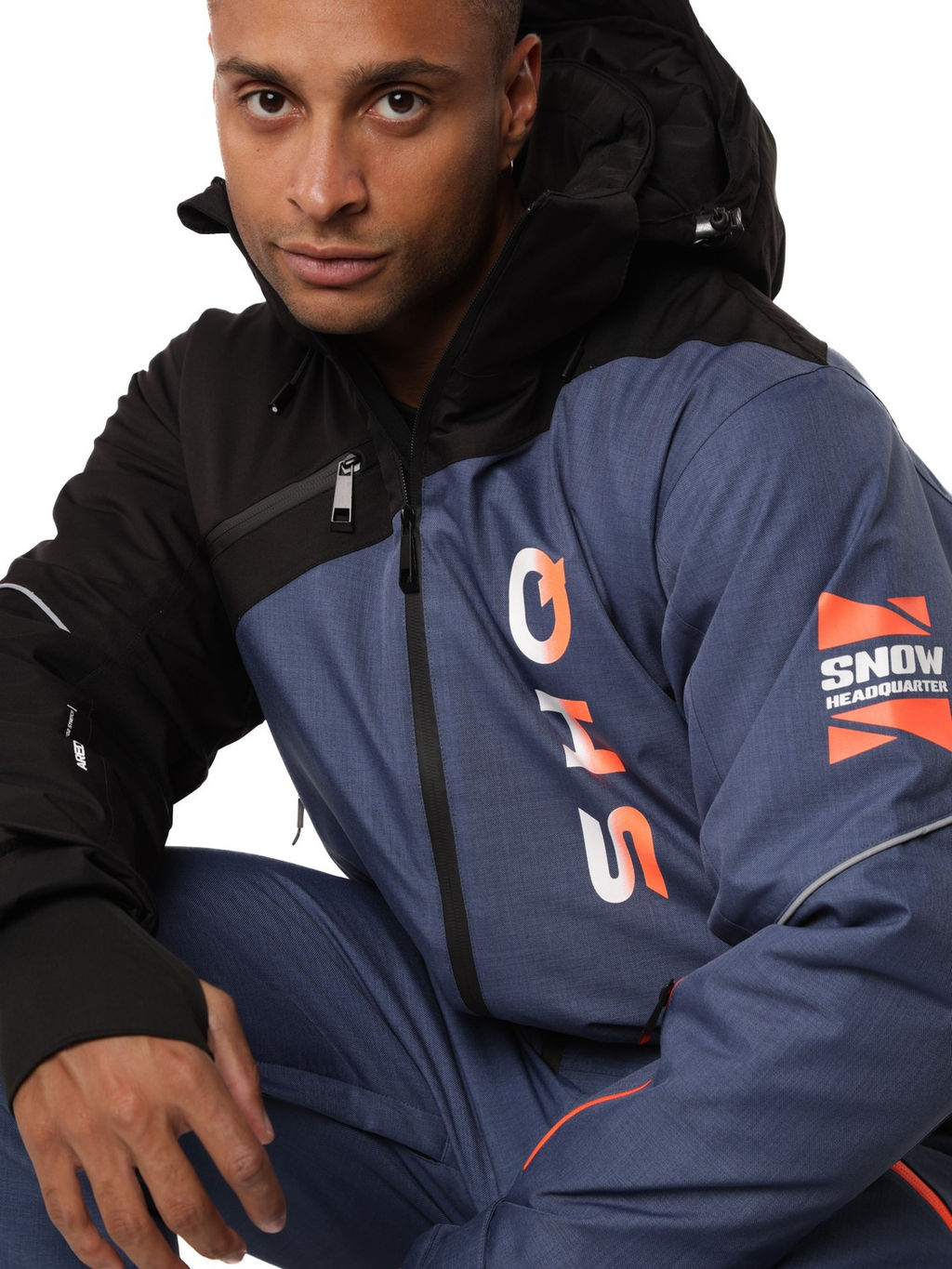 Комбинезон A-89033 Сине-серый