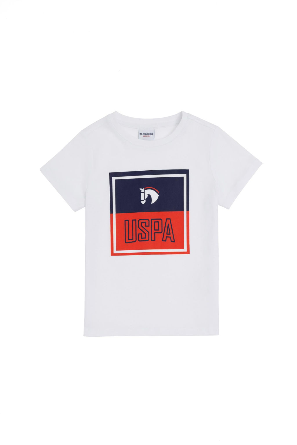 Футболка U.S. Polo Assn для мальчиков хлопок белая  фото 13