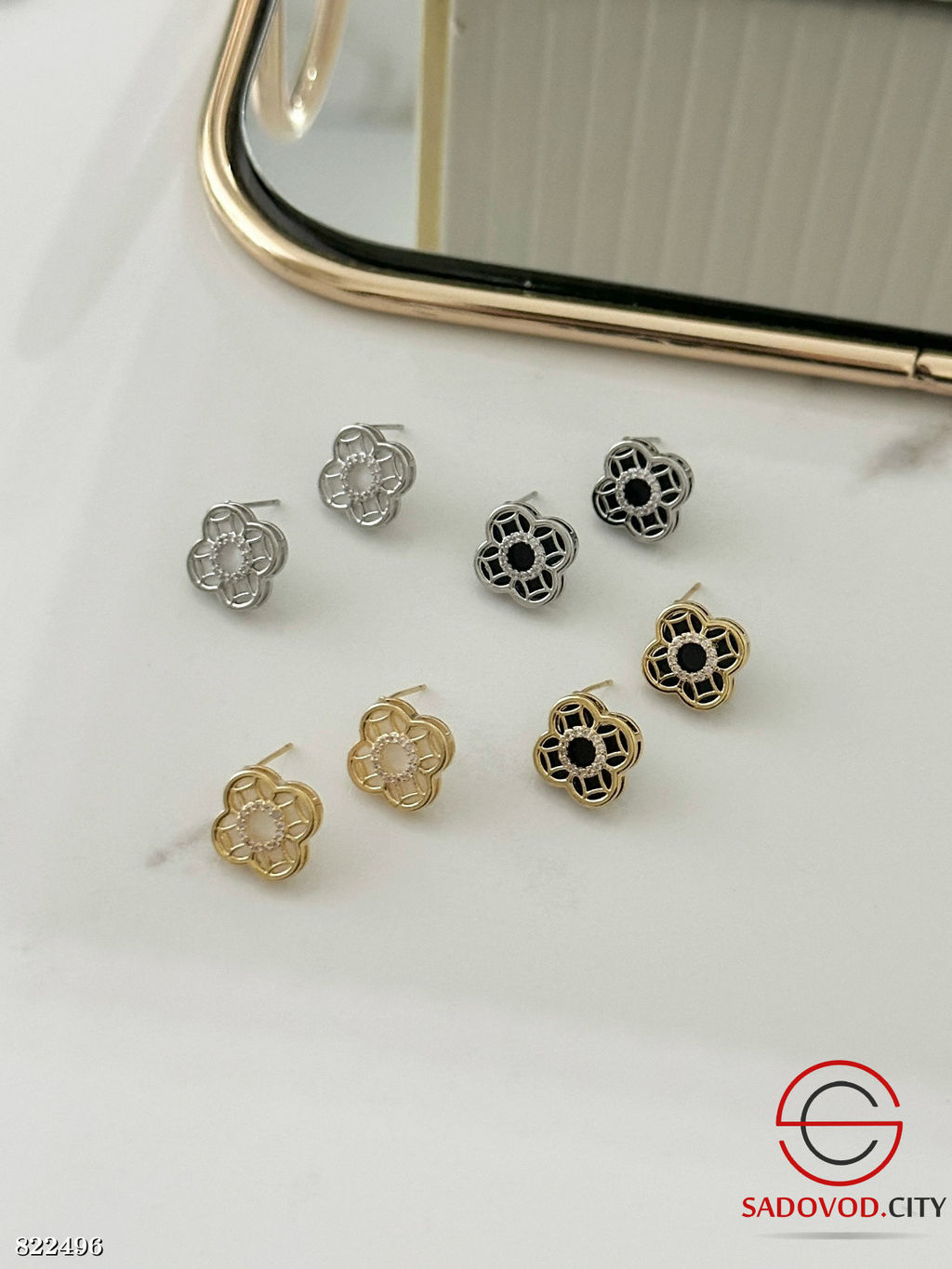 Серьги из медицинской стали