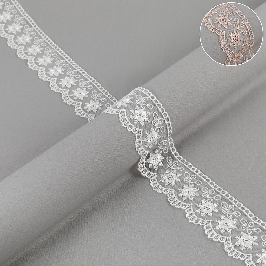 Кружево Gamma сетка 47 мм 5225 в пакете 9 м 0.2 Турция