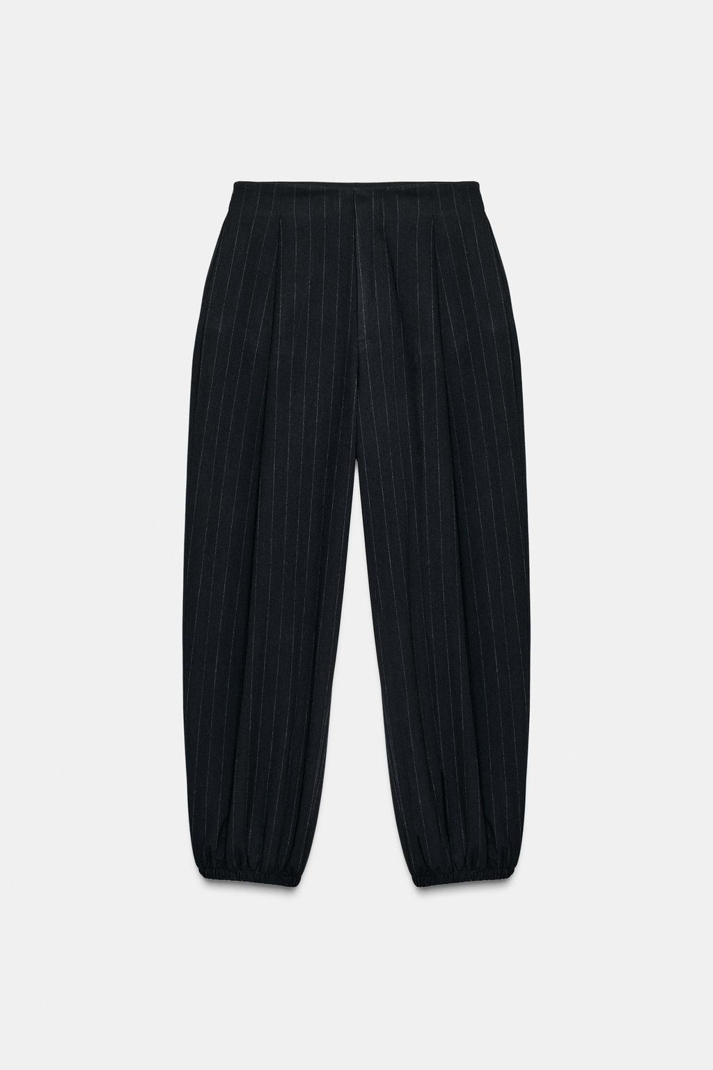 PINSTRIPED PLEATED JOGGERS - Zara фото 7
