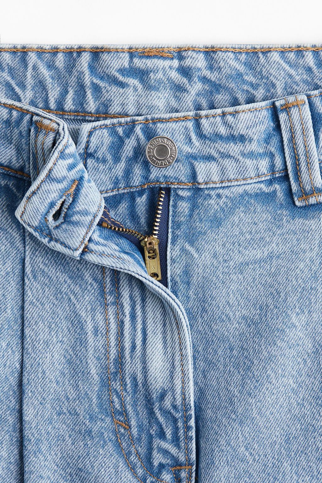 Bermudas denim con pinzas - H&m фото 5