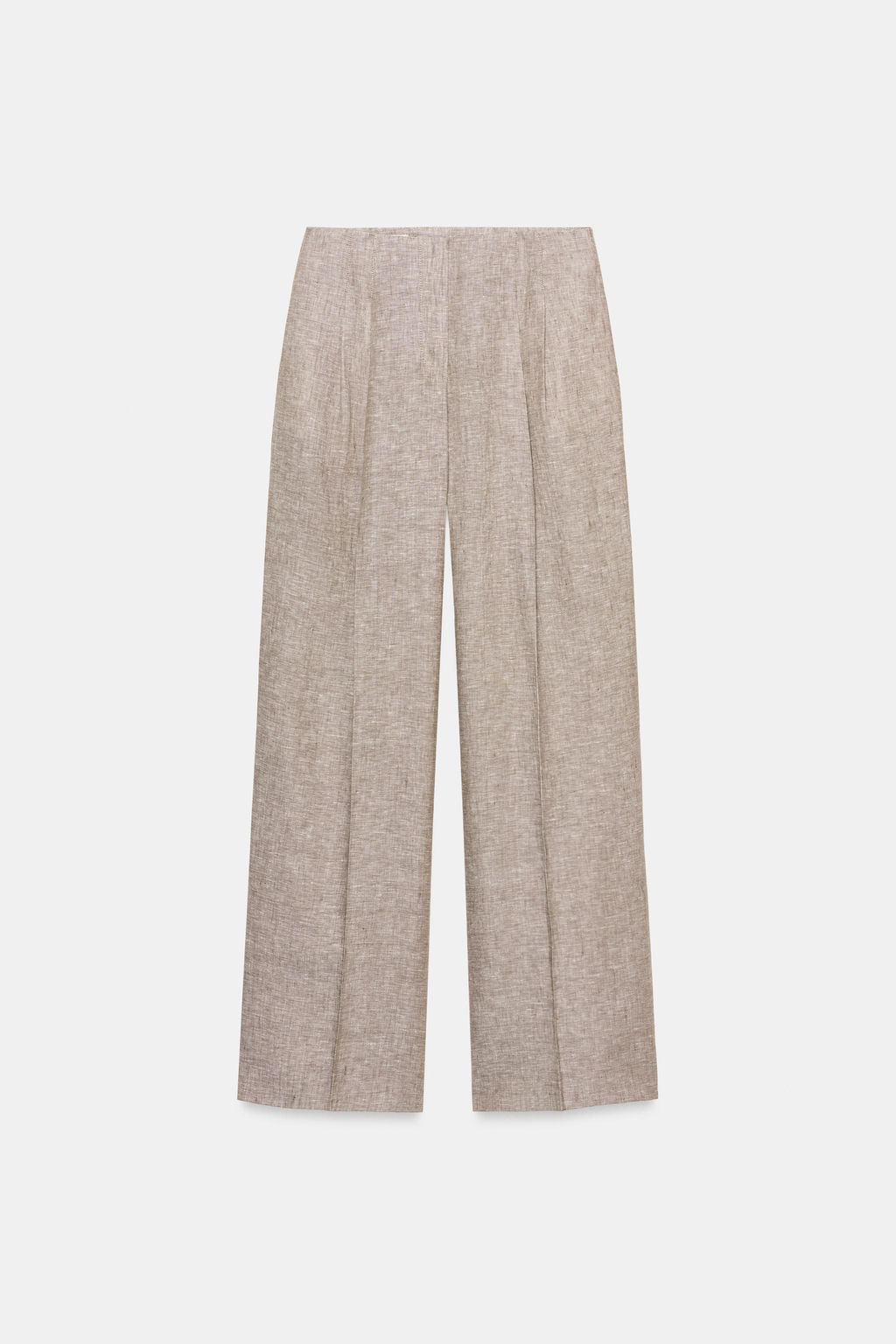 PANTAL?N RECTO 100% LINO SET / Arena / Vigor? - Zara фото 8