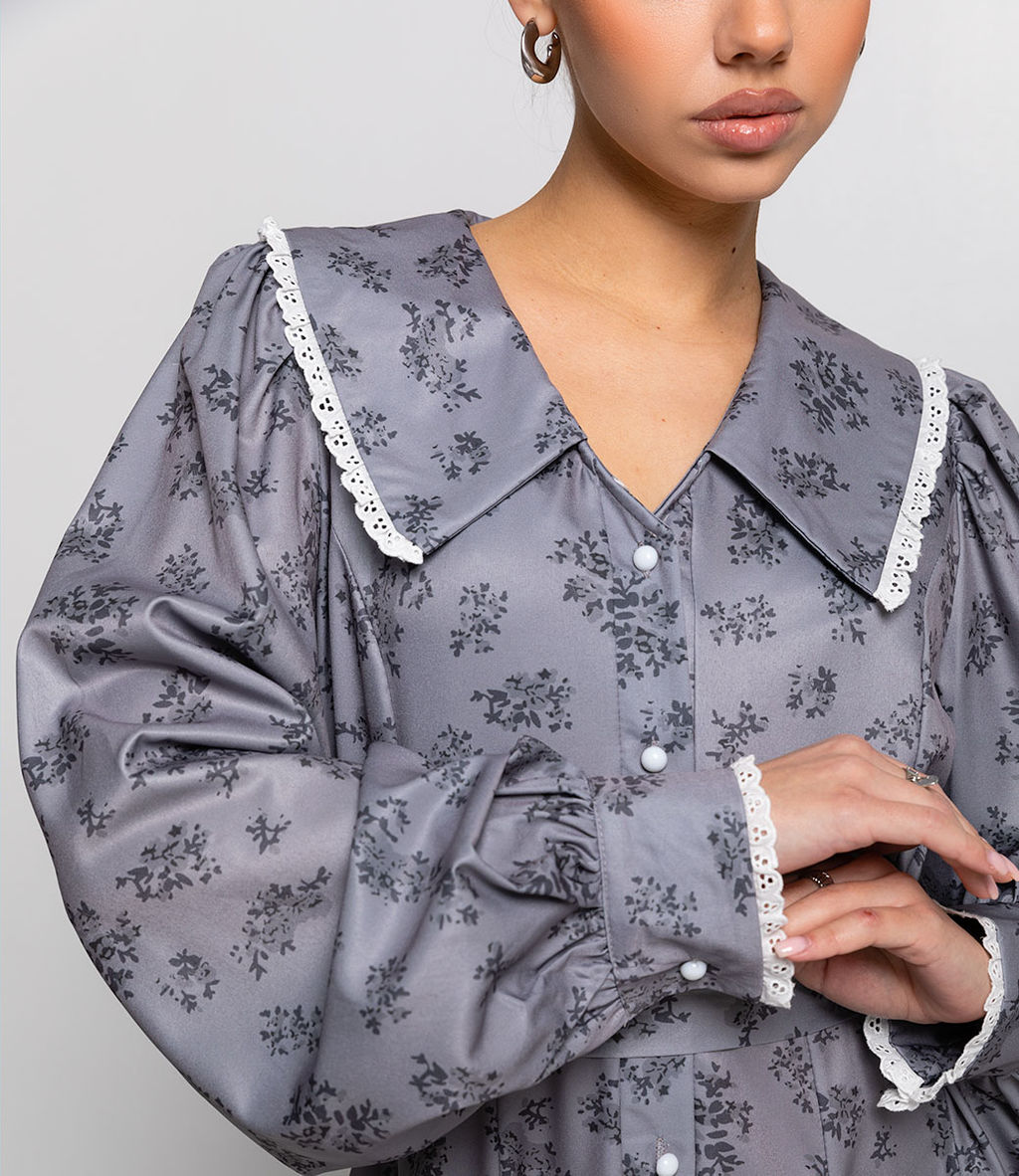 Платье #КТ2503 (2)-2, серый