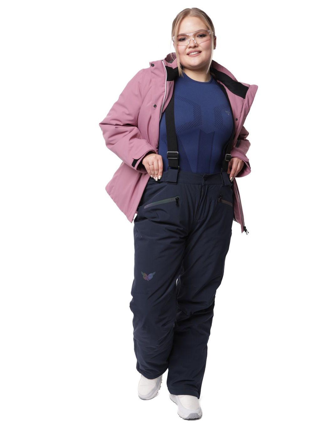 Костюм VKB-0218 Сиреневый - Snow headquarter фото 12