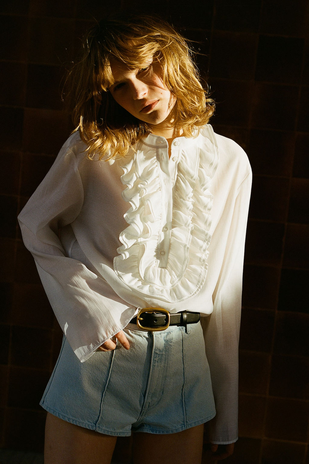 Blusa con volantes - H&m фото 3