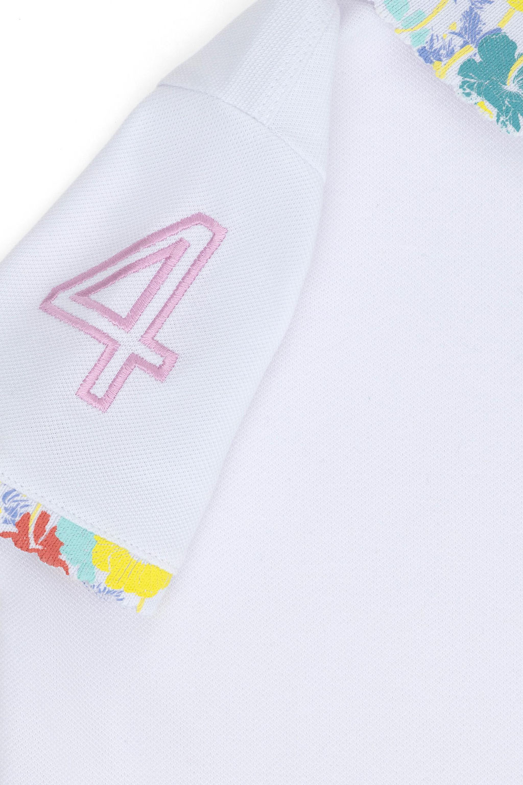 U. S. Polo Assn Белая базовая футболка с воротником-поло для девочек - U.s. polo assn фото 15