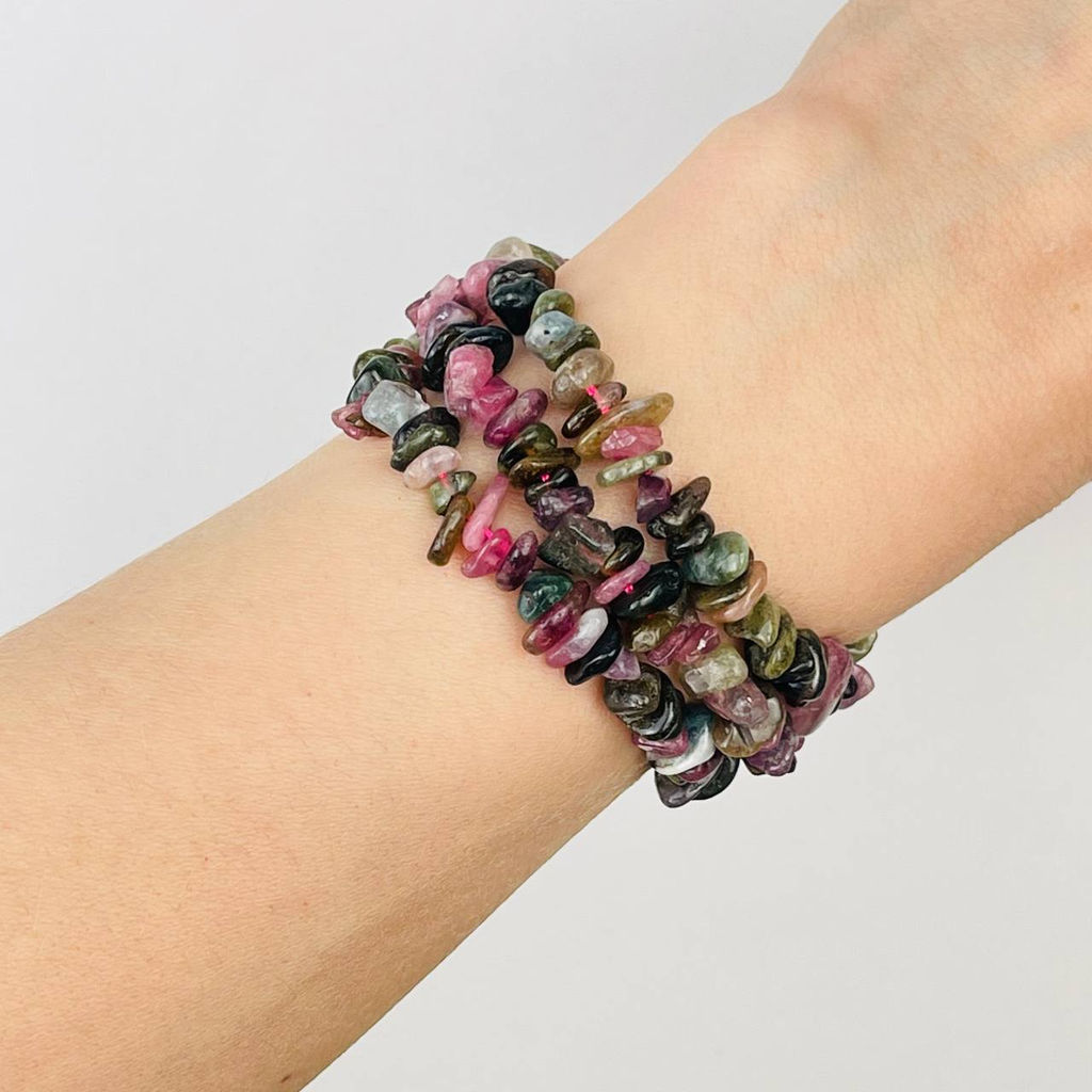 Бусины для украшений из Турмалина крошка 40 см