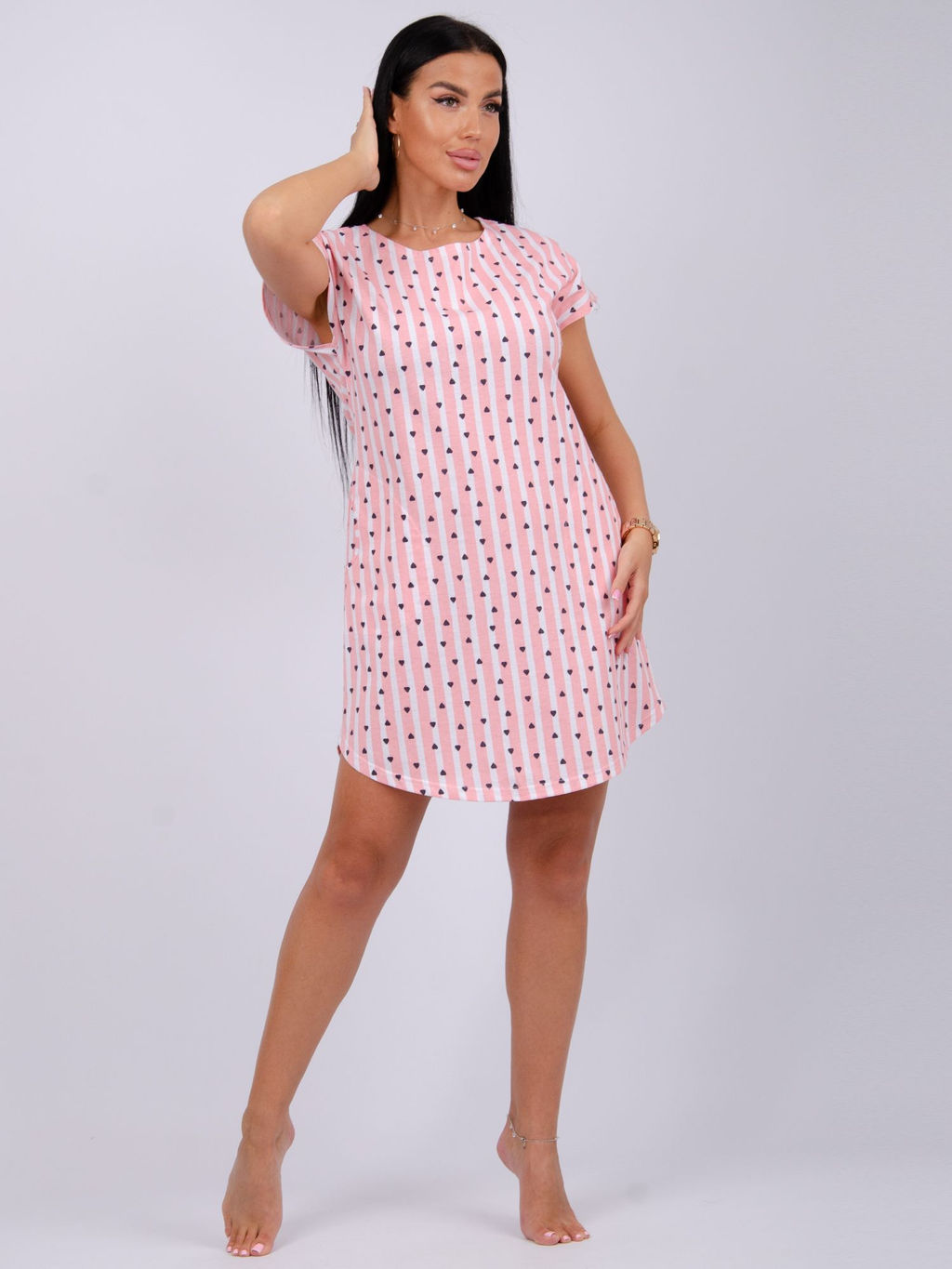 Туника "Душечка" пинк, трикотаж