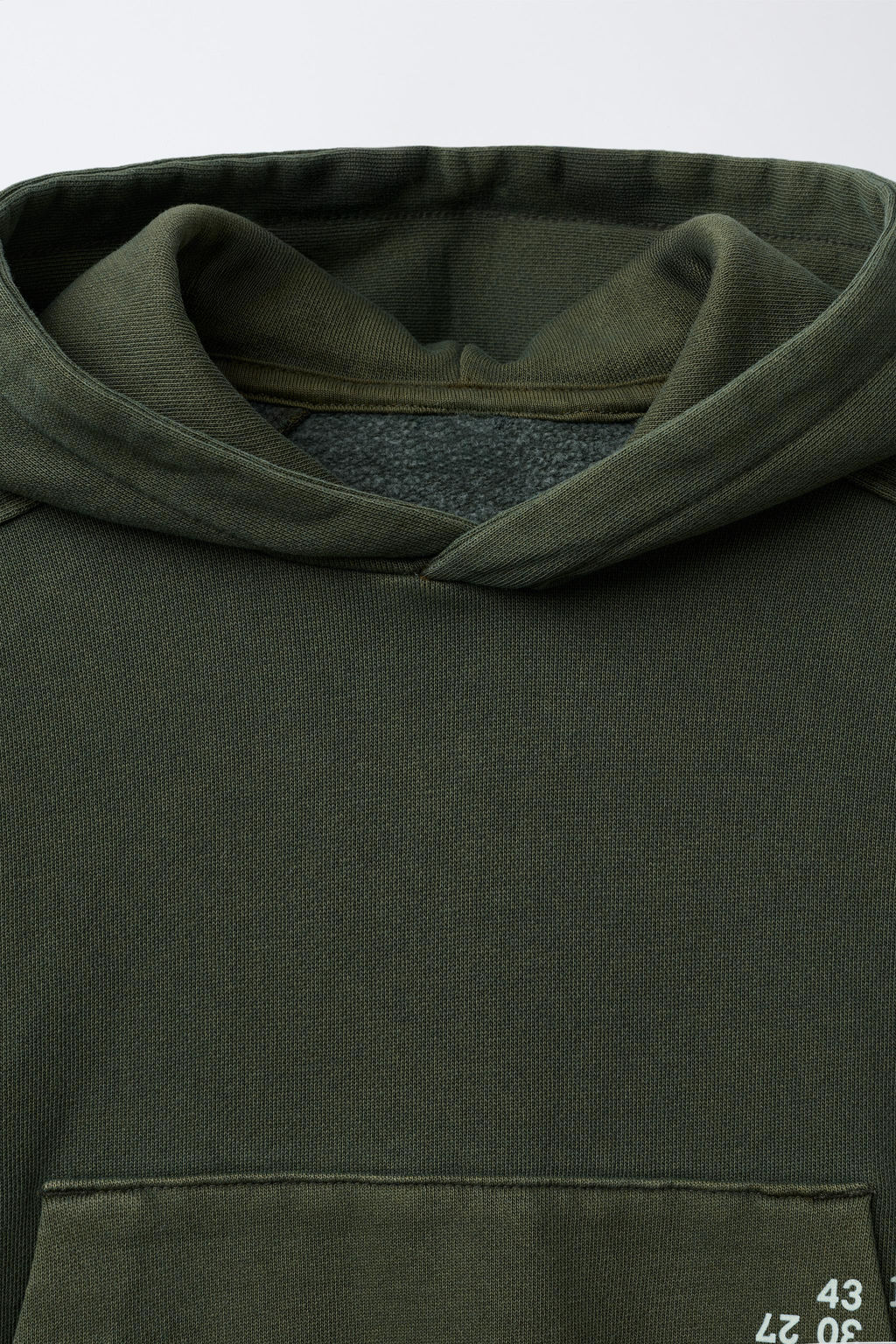 GARMENT DYED HOODIE - Zara фото 3