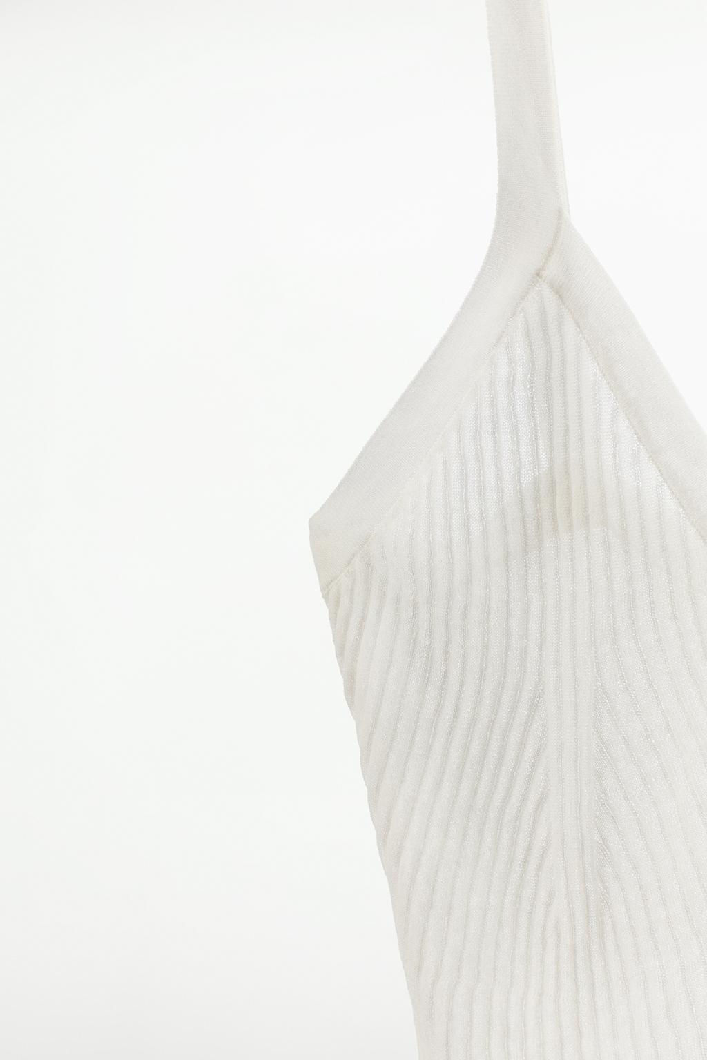 STRAPPY FINE KNIT TOP - Zara фото 7