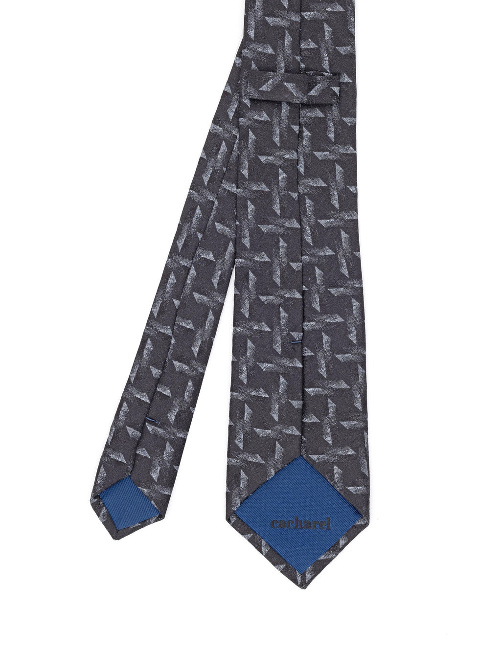 Черный шелковый галстук - Cacharel фото 5