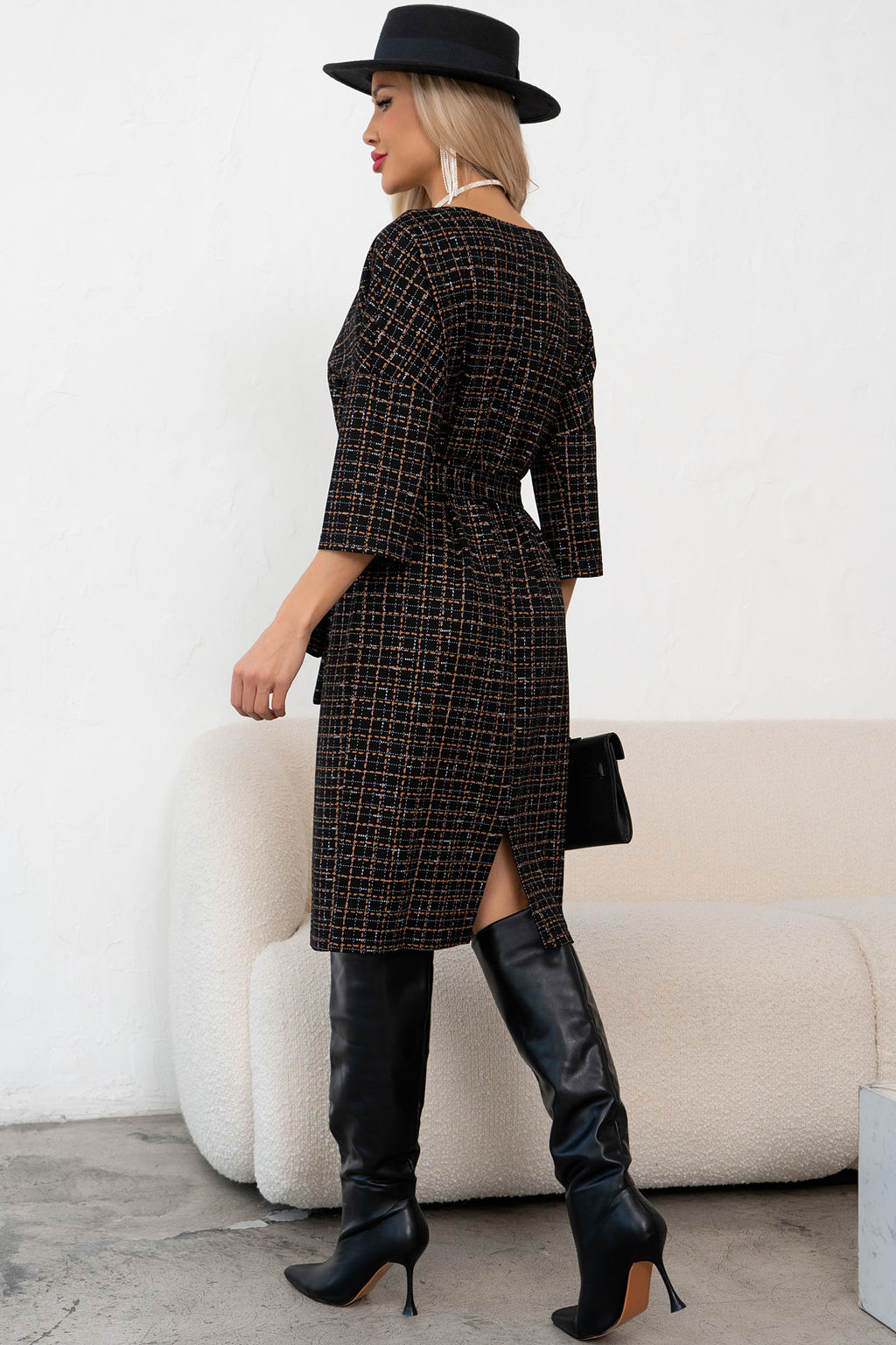 Платье Вики (черный) Р11-1226