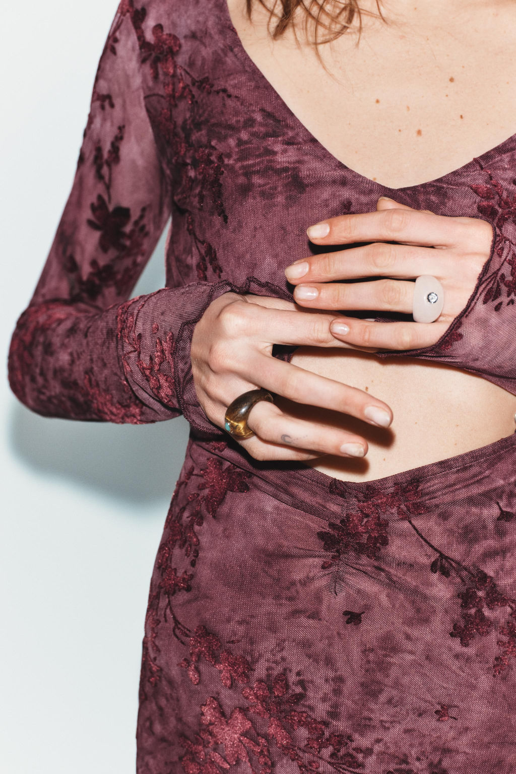 PACK 2 ANILLOS PIEDRAS BRILLO / Multicolor