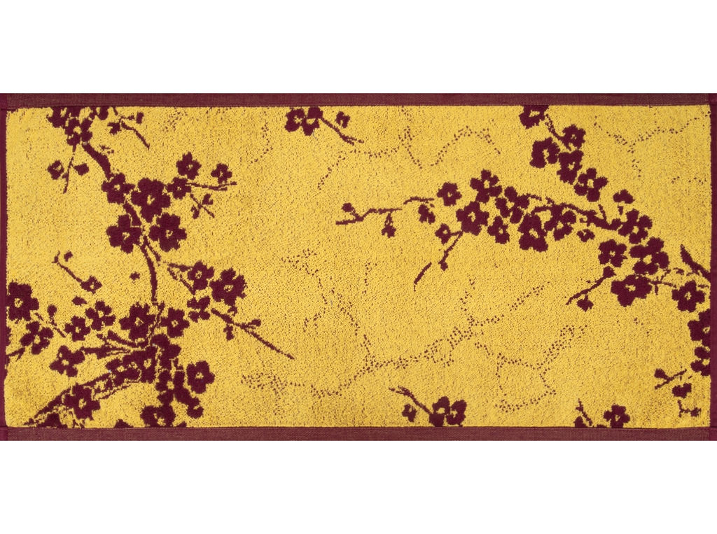 Полотенце махровое 6с104.413ж1 Цветущие(кр.дерево1) 81х40см