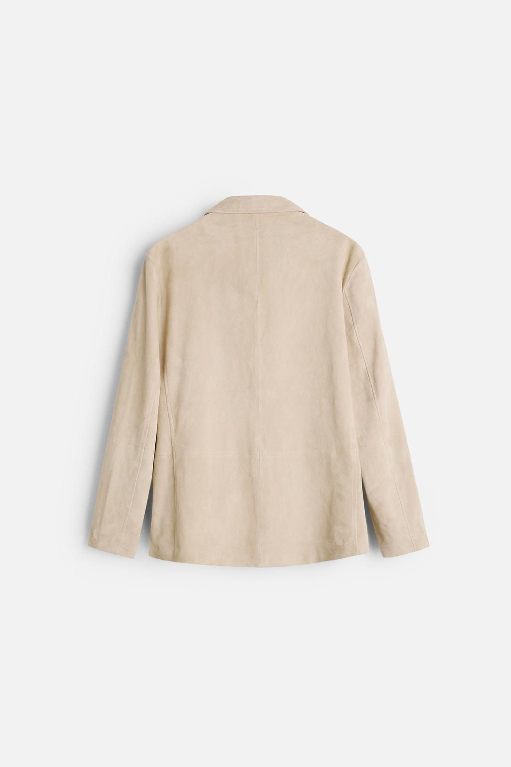 SUEDE LEATHER BLAZER - Zara фото 11