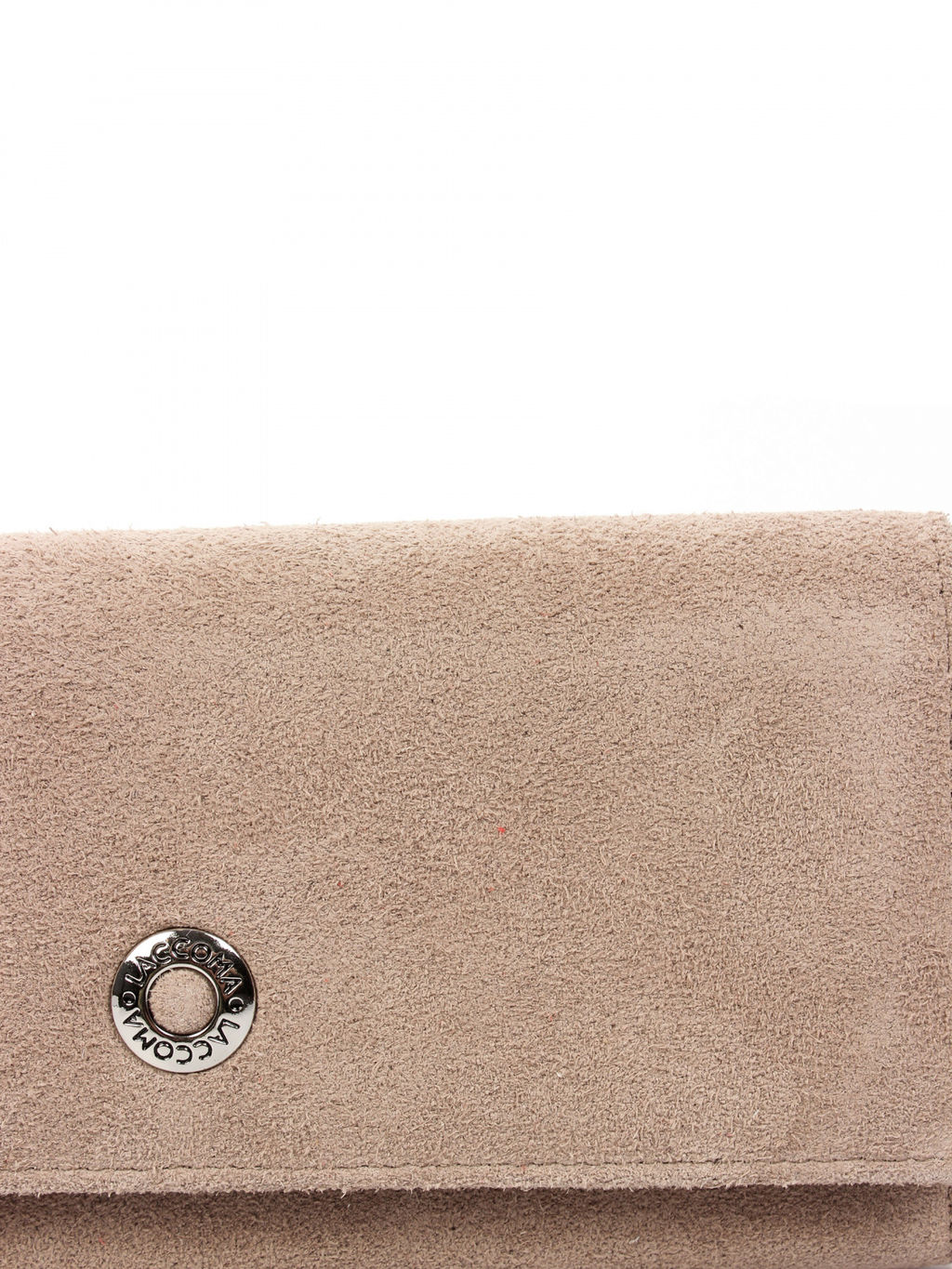 LACCOMA кошелек LA-1081-З-серо-бежевый натуральная замша