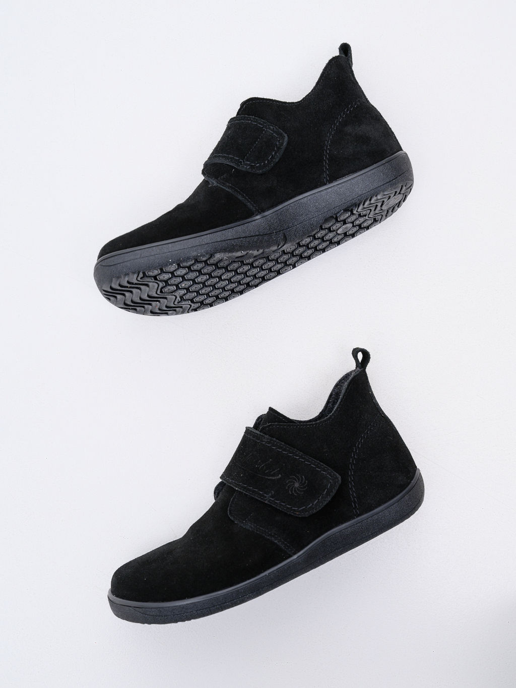 Ботинки женские демисезонные черные 209.NATAbl.Черная замша/Шерсть