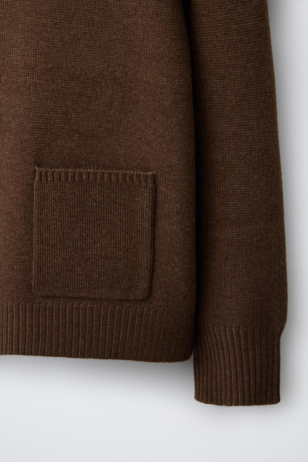 KNIT SWEATER WITH POCKETS - Zara фото 5