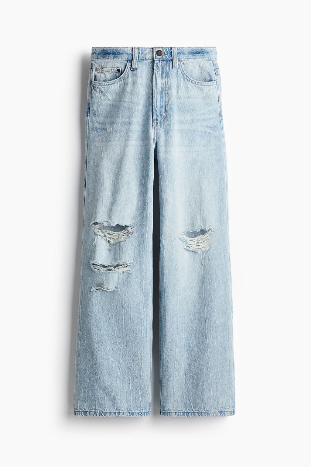 Petite Length Wide Ultra High Jeans - H&m фото 2