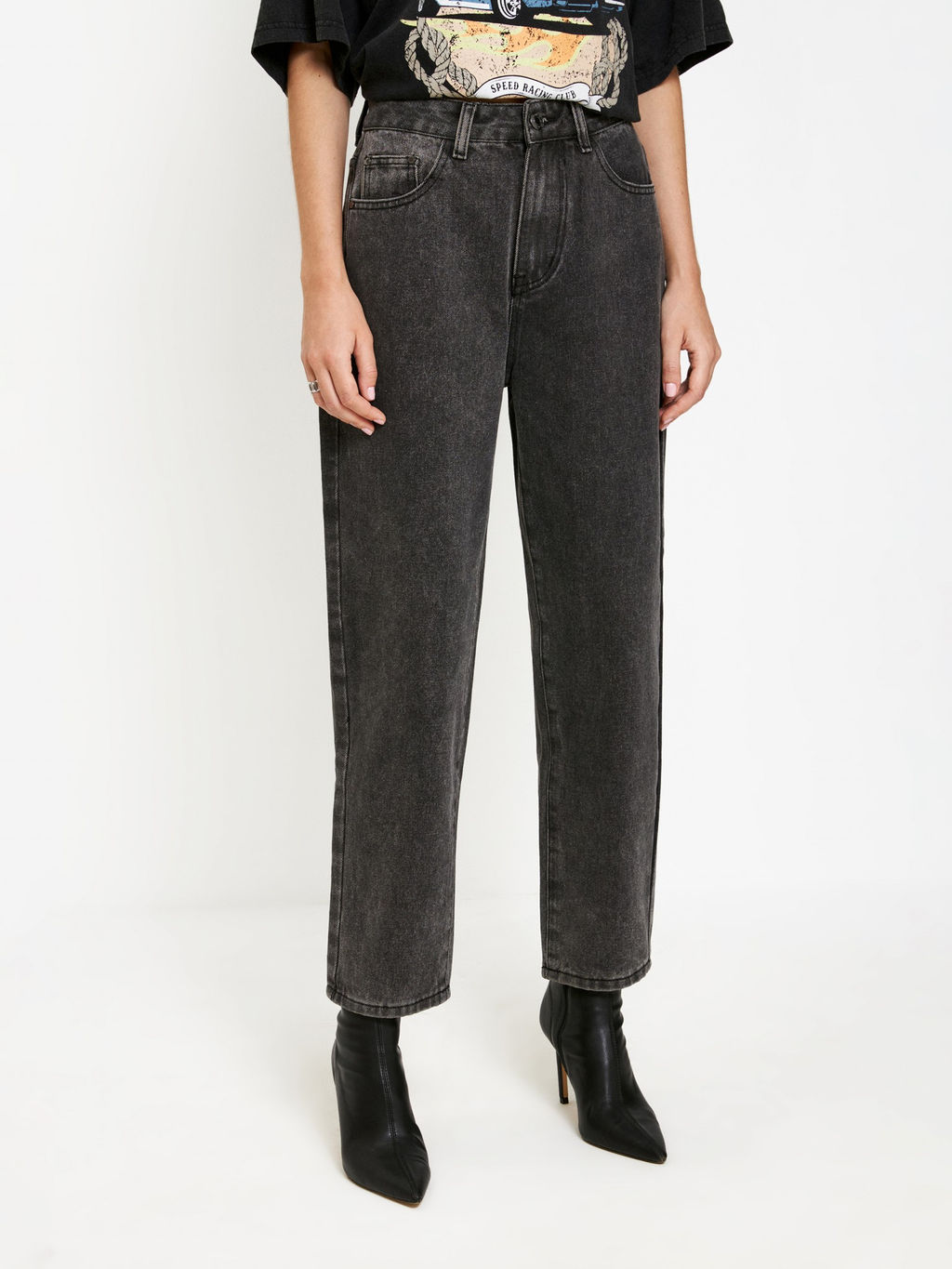 10200440068 Брюки джинсовые жен. Pavia темно-серый - Concept club фото 2