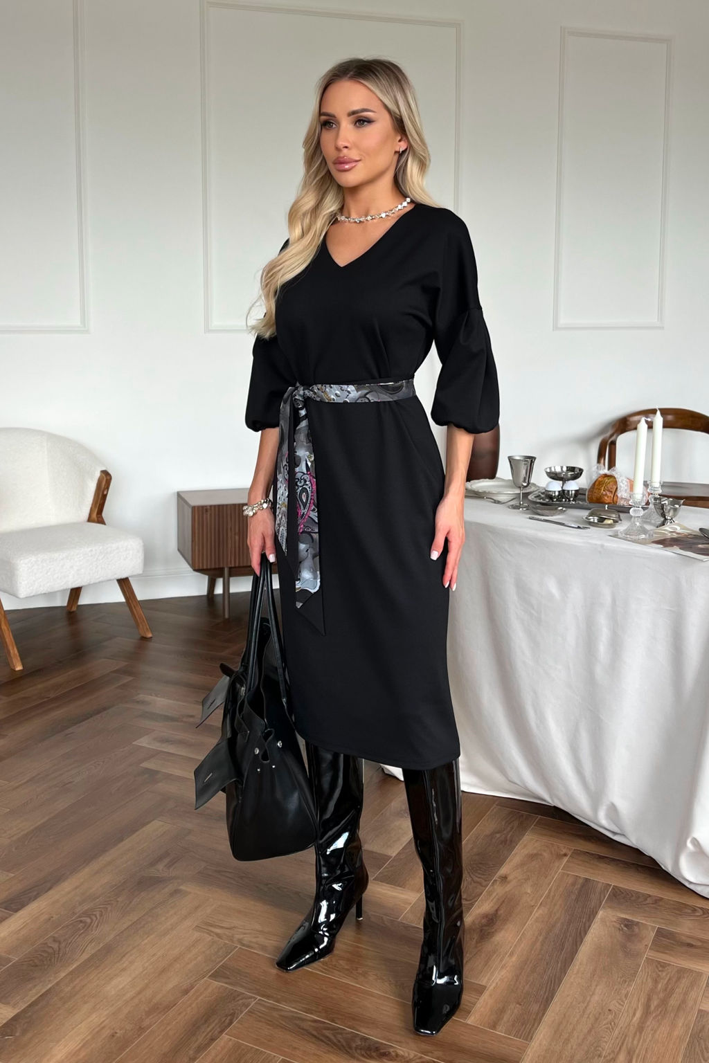 VALENTINA Платье Роберта №1/1 пояс фото 6