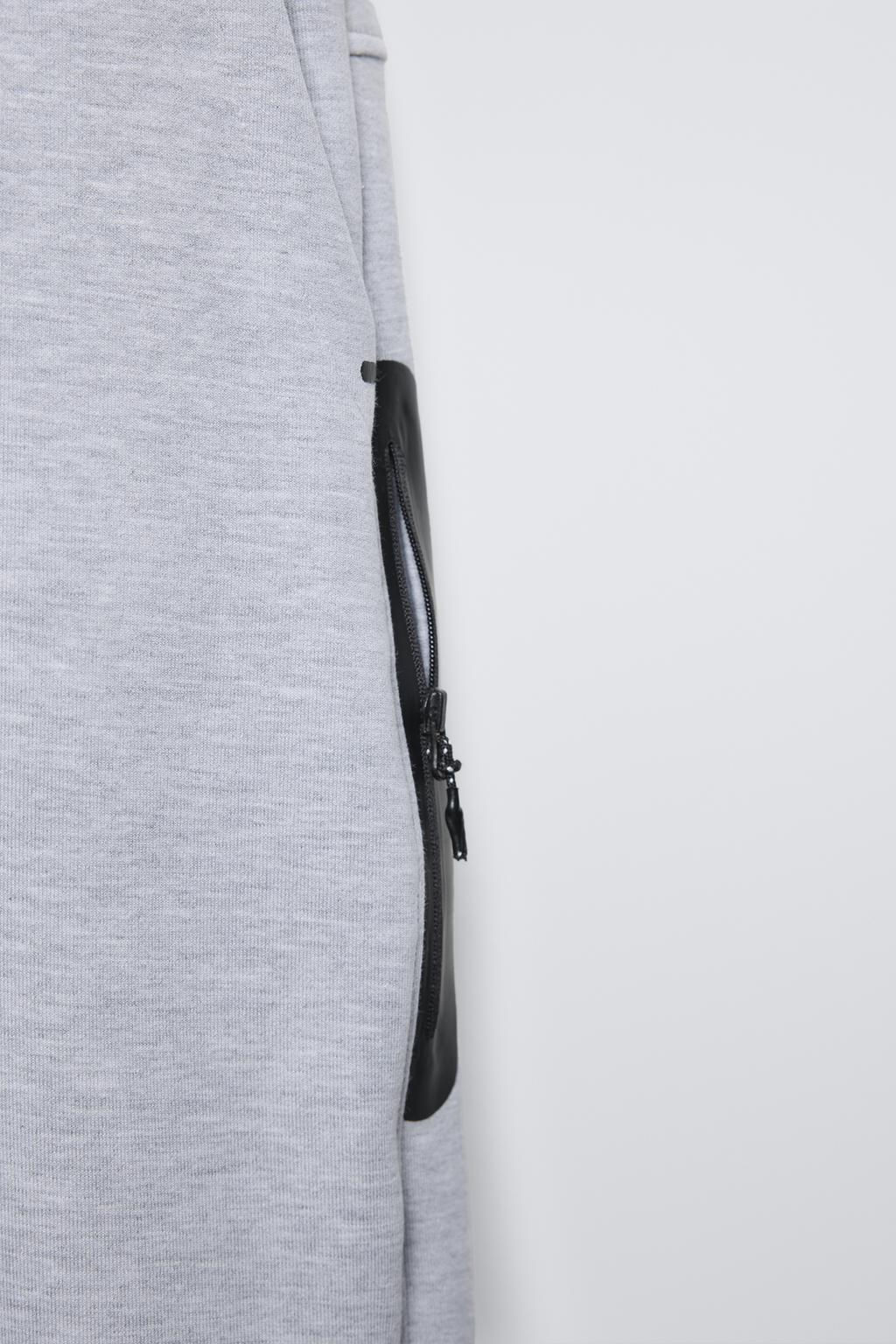 SPORTY TROUSERS WITH TEXTURED DETAIL - Zara фото 7