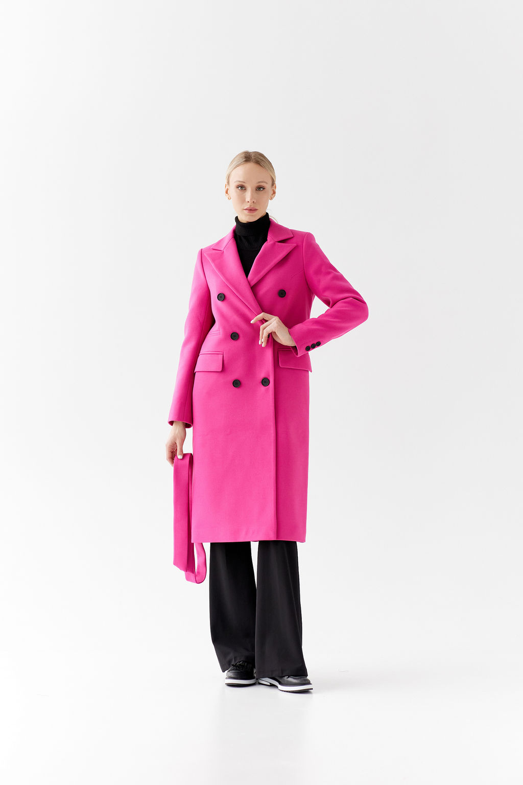 Пальто женское демисезонное 25775 (вино) - Kankan фото 20