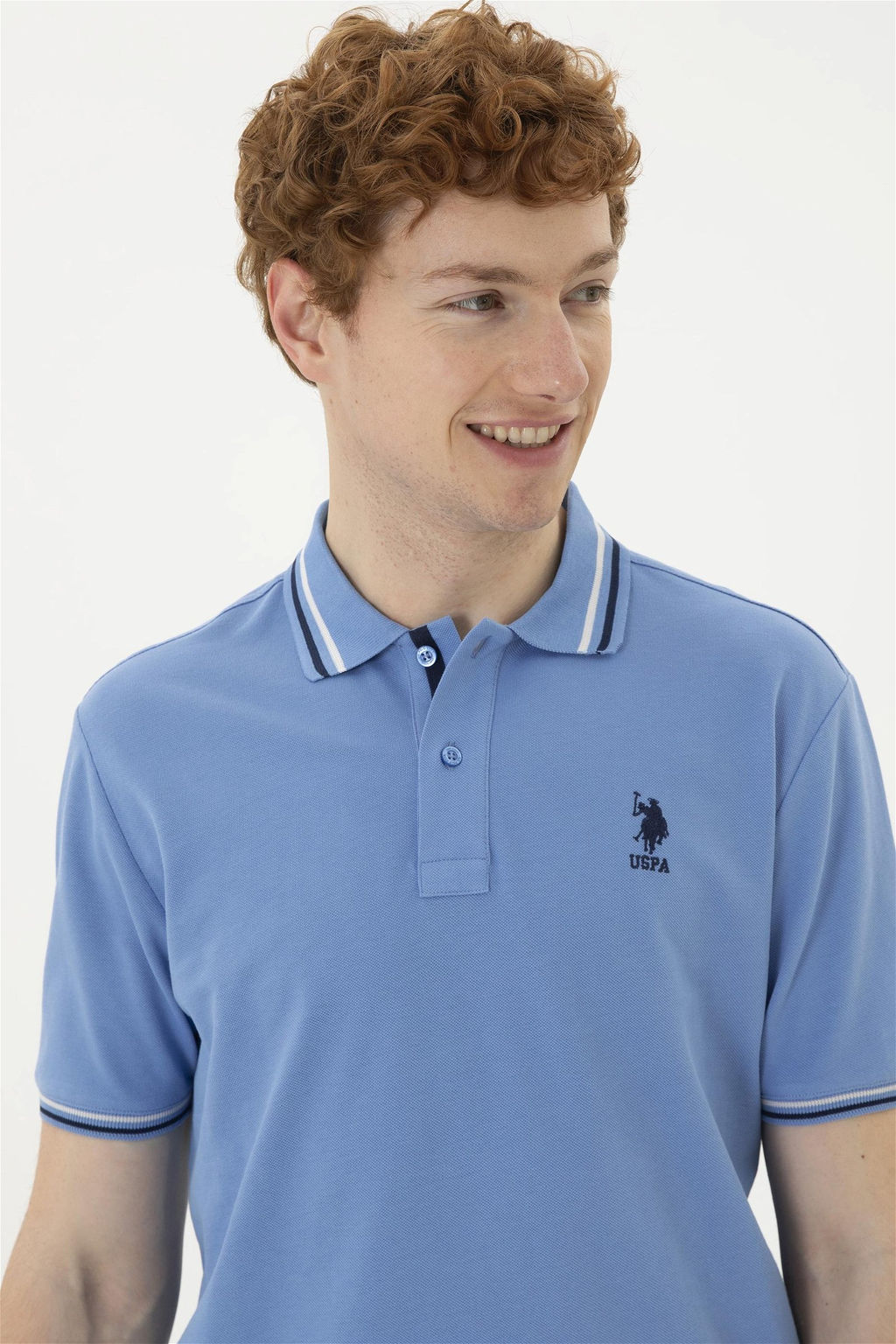 Мужская темно-синяя базовая футболка - U.s. polo assn фото 2