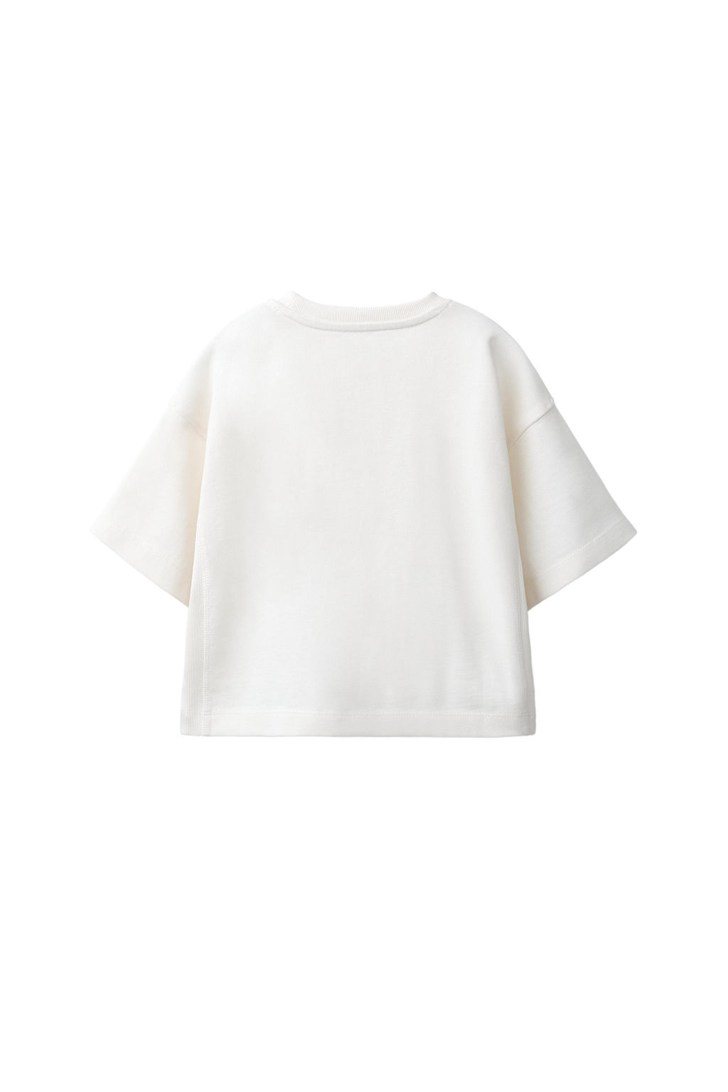 CAMISETA LISA HEAVY JERSEY / Crudo - Zara фото 7