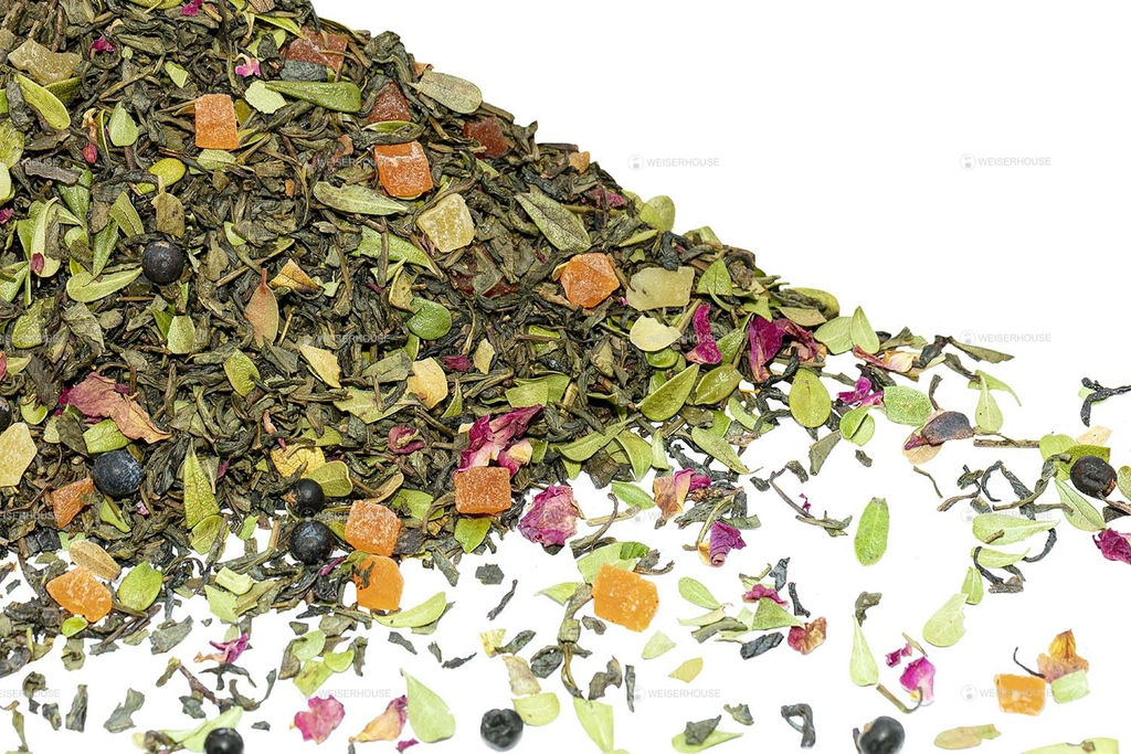 Зеленый ароматизированный чай GRUNBERG LITE  Танец единорога   фото 4