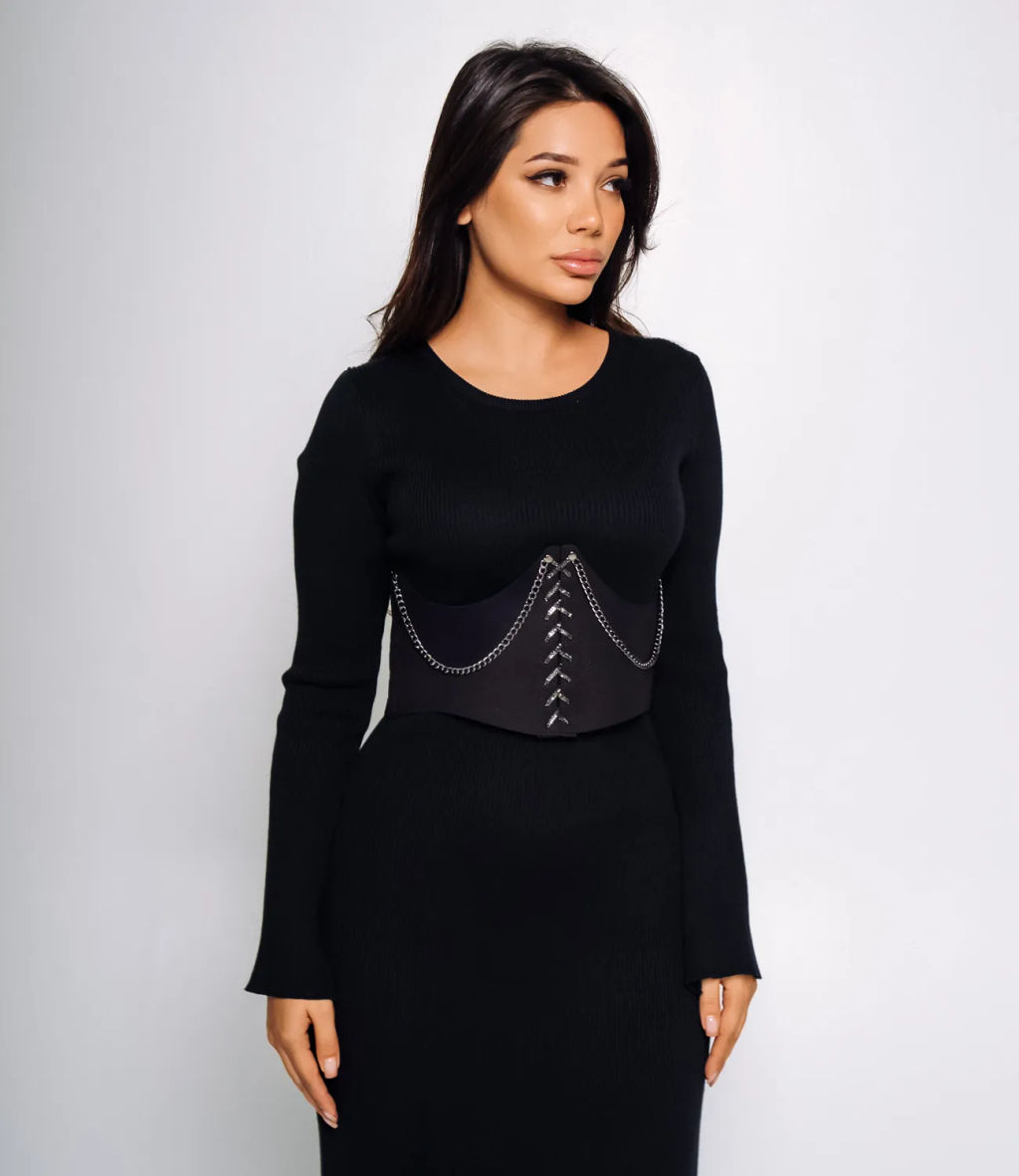 Пояс #МСК1300, чёрный