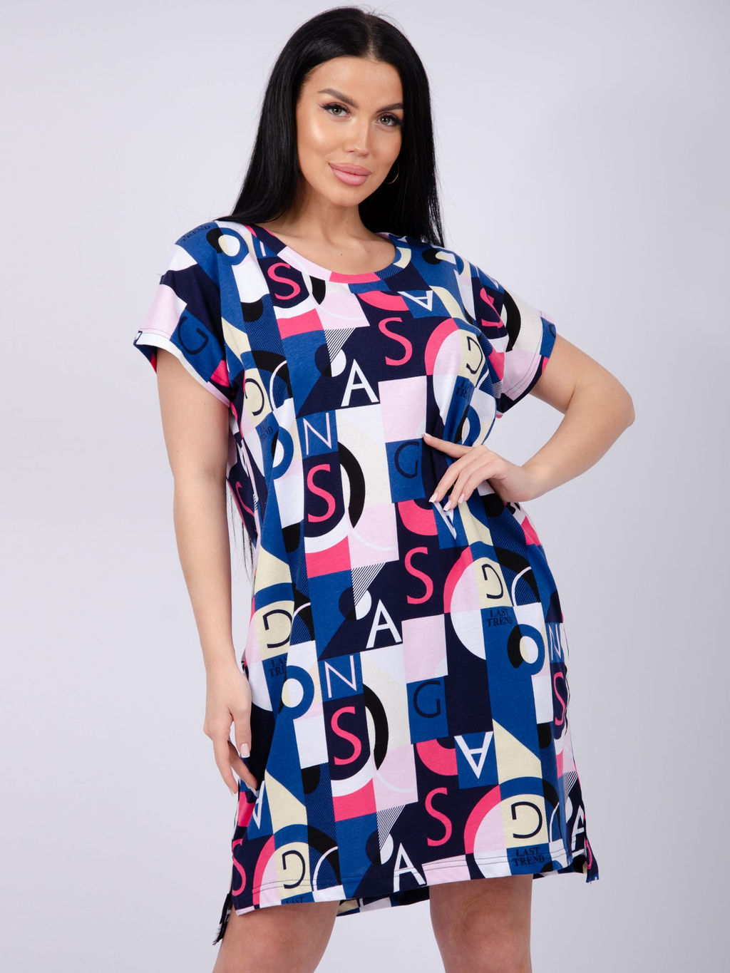 Туника "Блеск" скрабл, трикотаж