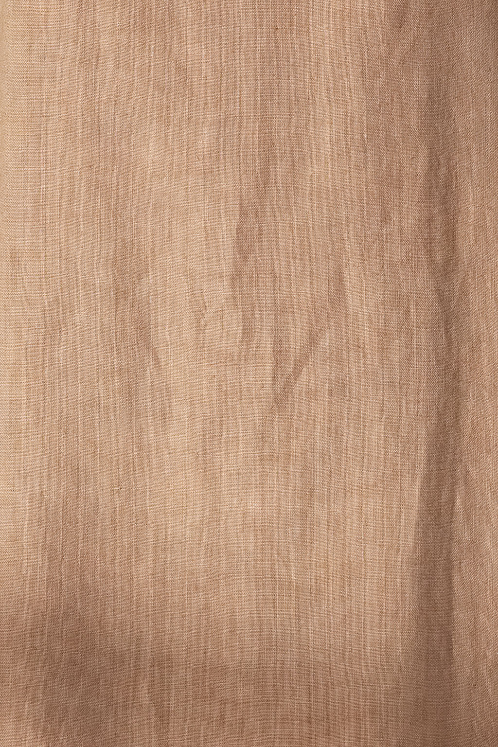 Kahverengi %100 Keten S?rt Detayl? Maxi Elbise TWOSS24EL00668