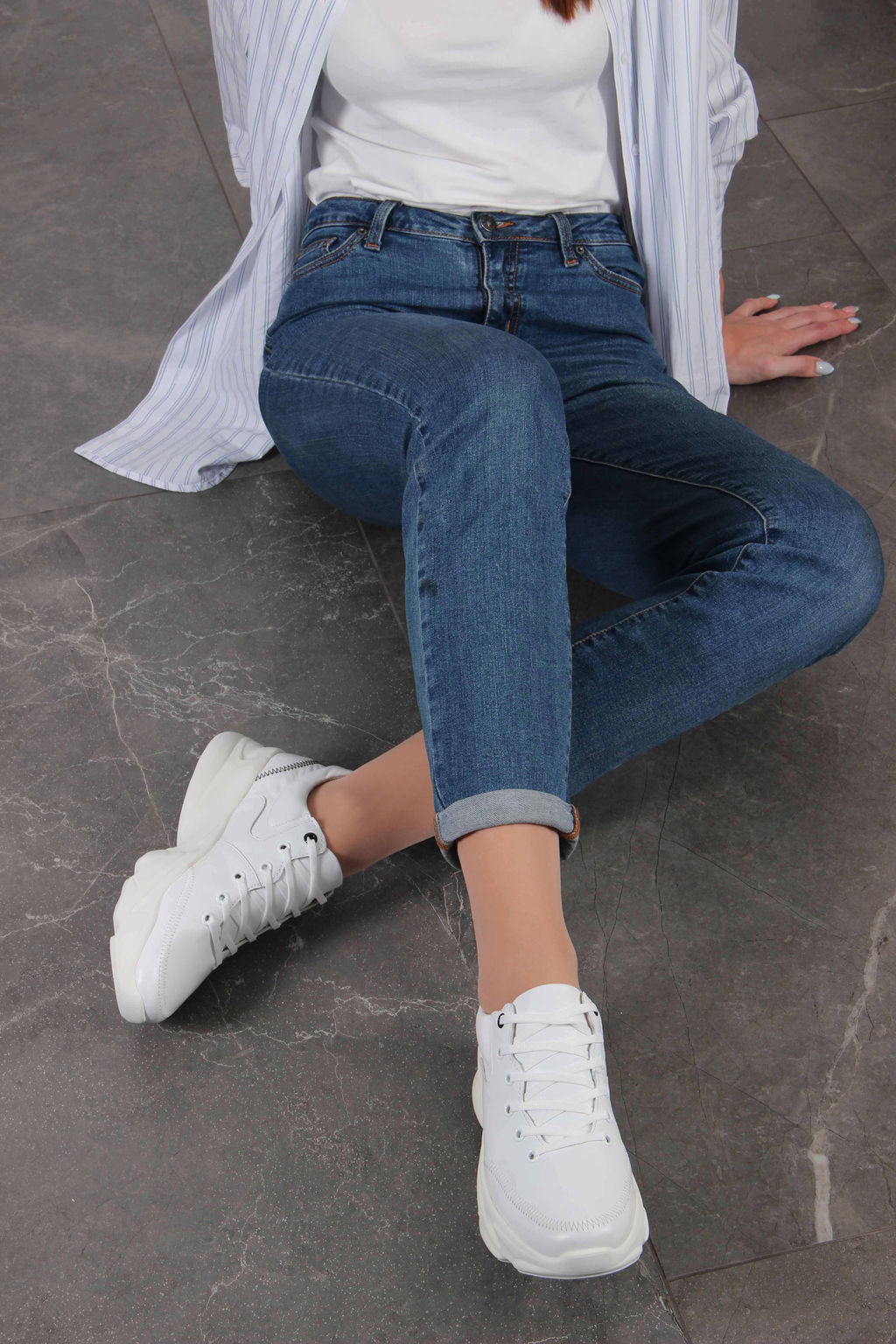 Кроссовки 137.188w.Белый