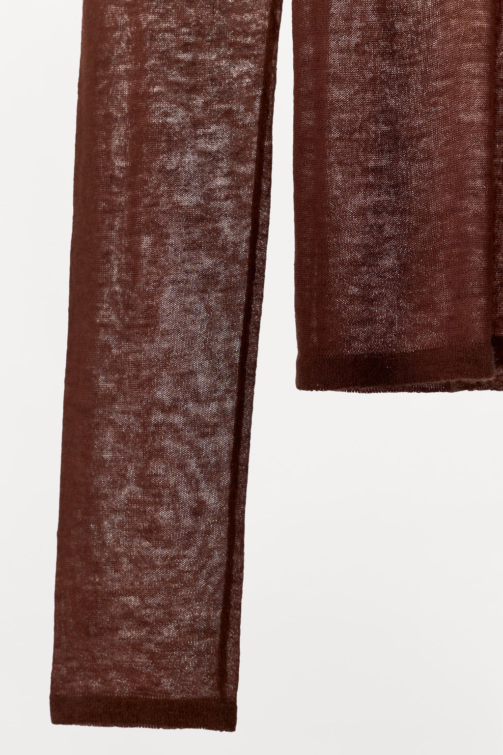 CAMISETA LANA 100% / Marr?n